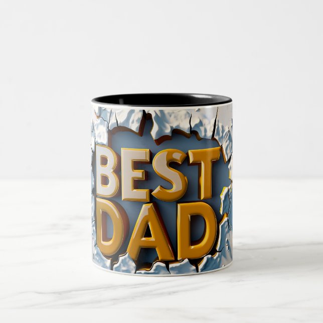 Best dad Två-Tonad mugg (Center)