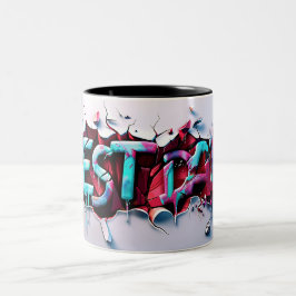 Best dad Två-Tonad mugg