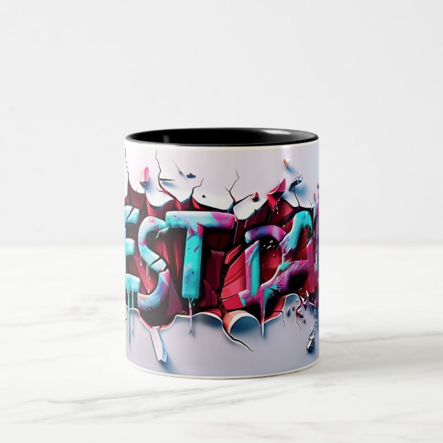 Best dad Två-Tonad mugg (Center)