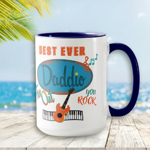 Best Daddio Far Out Retro Mugg