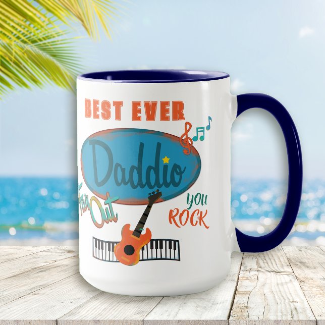 Best Daddio Far Out Retro Mugg (Skapare uppladdad)