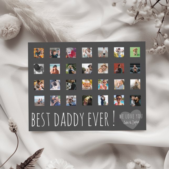 Best Daddy Ever 28 Photo Vykort (Skapare uppladdad)