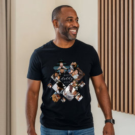 Best Daddy Ever Modern Photo Collage Personalized T Shirt
