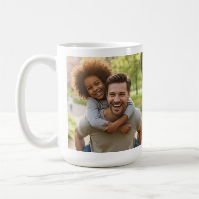 Best Daddy Ever Personalizado Kaffemugg (Vänster)