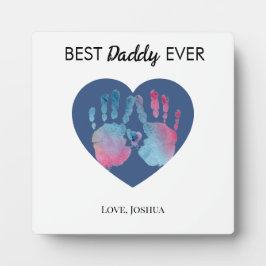 Best Daddy Ever Tabletop Plaque with Easel