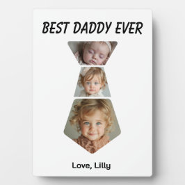 Best Daddy Ever Tabletop Plaque with Easel
