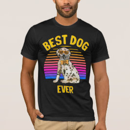 Best Dalmatian Hund någonsin Retro T-Shirt