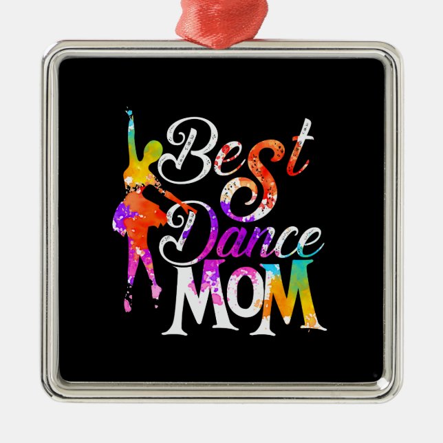 Best Dance Mamma Julgransprydnad Metall (Framsidan)