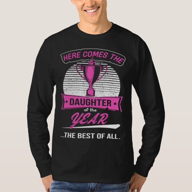 Best Daughter  Phrase for Girls and female Kids T Shirt (Framsida)