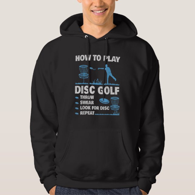 Best Disc Golf For Men Women Disc Golf Tournament  Hoodie (Framsida)