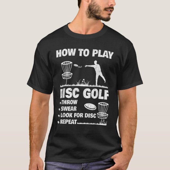 Best Disc Golf For Men Women Disc Golf Tournament  T Shirt (Framsida)
