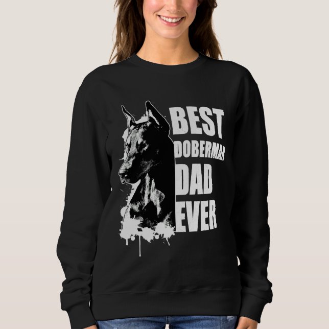 Best Doberman Pappa Doberman Pinscher T Shirt (Framsida)