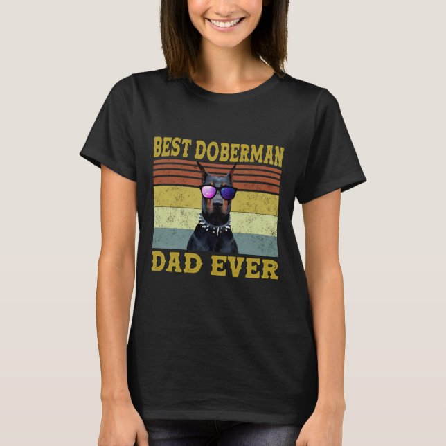 Best Doberman Pappa någonsin 98 T Shirt (Framsida)