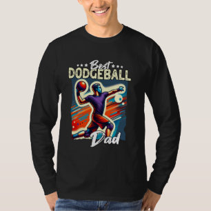Best Dodgeball Pappa spelar Dodgeball T Shirt