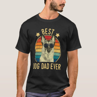 Best Dog Dad Ever Belgian Malinois Fathers Day T Shirt