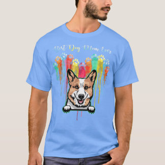Best Dog Mom Ever Heart Funny Corgi Dog Lover T-Sh T Shirt