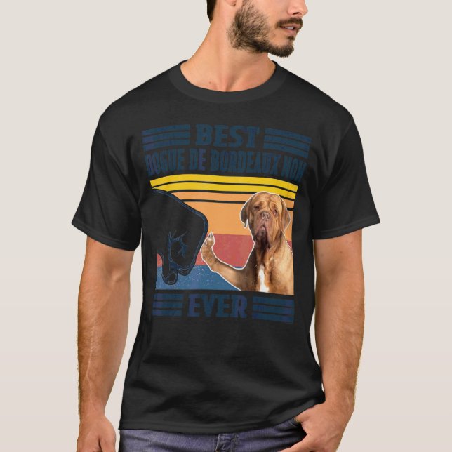 Best Dogue de Bordeaux Mamma Hund till Mor i Mamma T Shirt (Framsida)