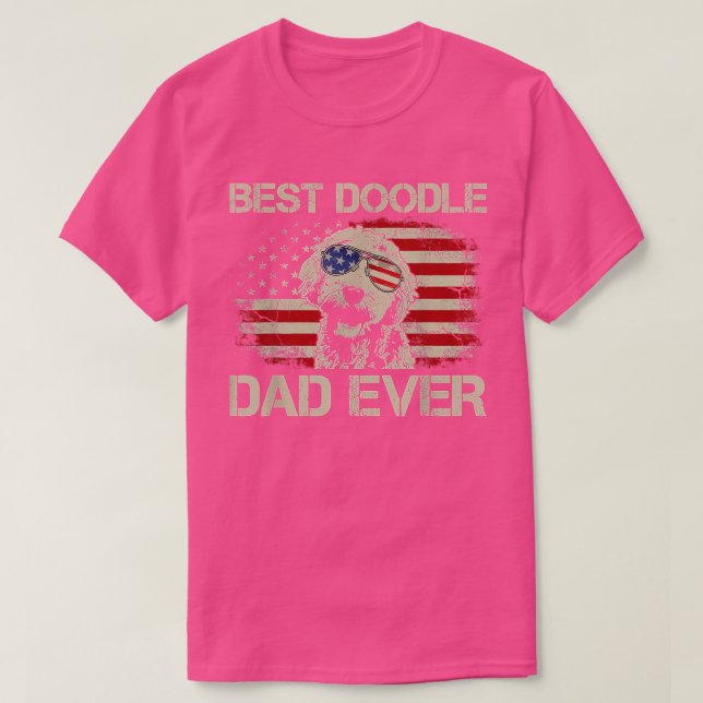 Best Doodle Dad Ever TShirt T Shirt (Design framsida)
