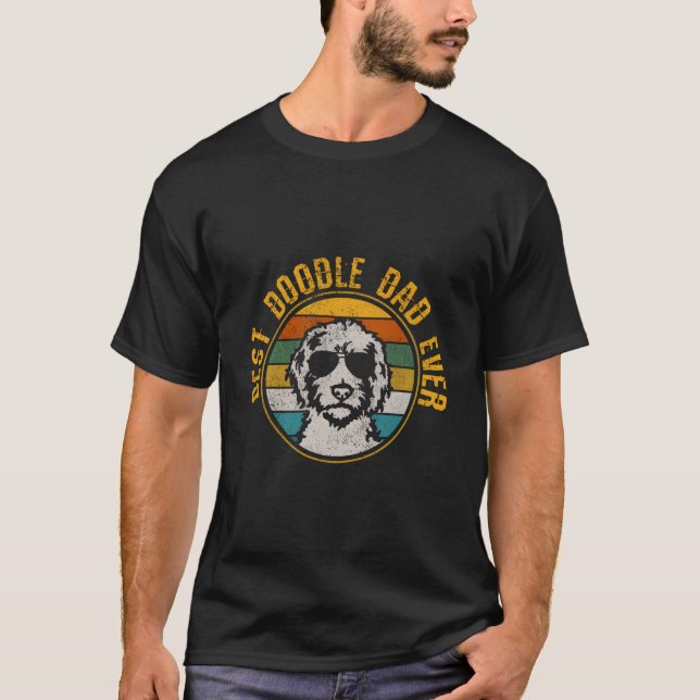 Best Doodle Pappa någonsin Goldendoodle Golden Doo T Shirt (Framsida)