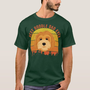 Best Doodle Pappa någonsin Shirt Funny Goldendoodl T