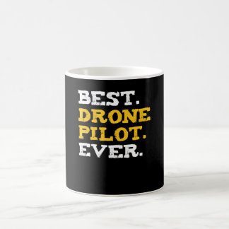 Best Drone Pilot nånsin funny Commercial Quadcopte Kaffemugg