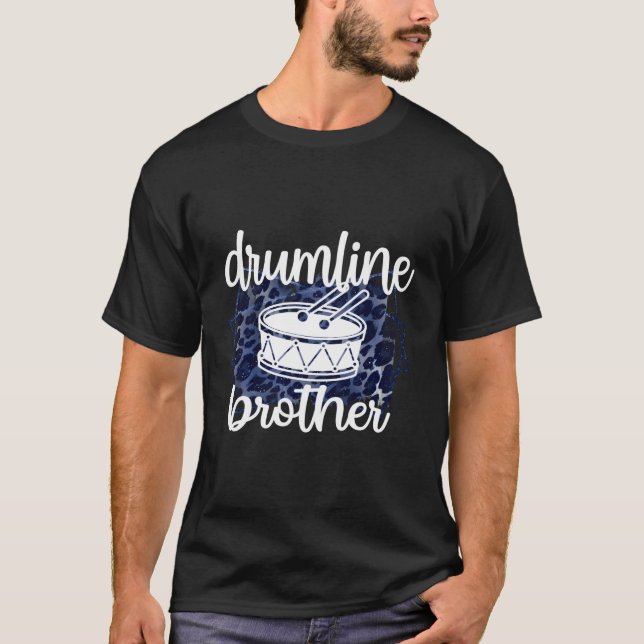 Best Drumline Brother Drumline Bro T Shirt (Framsida)