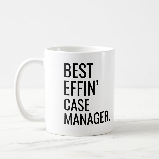 Best Effin' Fodral Manager Kaffemugg (Vänster)