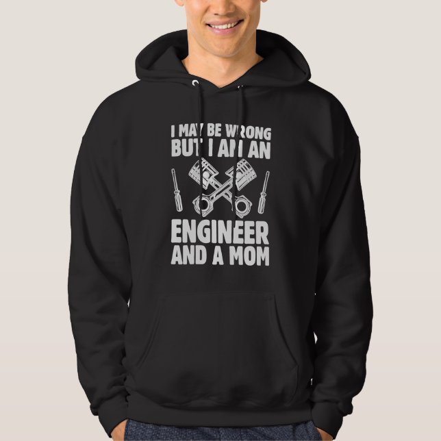 Best Engineer Ever Profession Engineering Career   Hoodie (Framsida)