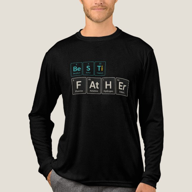 "Best Far" - Science Toppen Pappa | T Shirt (Framsida)