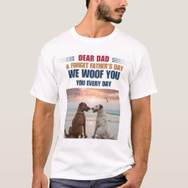 Best Fars dag T-Shirt - Hund älskare Gift