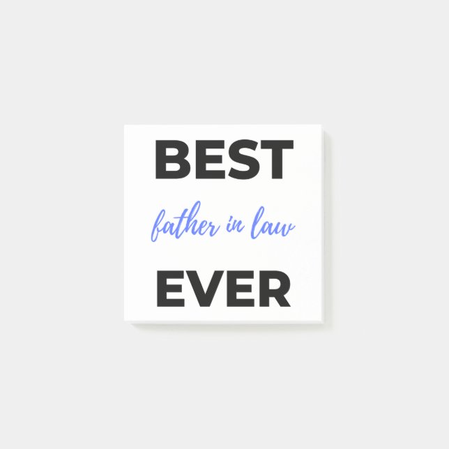 Best Father In Law Ever 2 Post-it Block (Framsida)