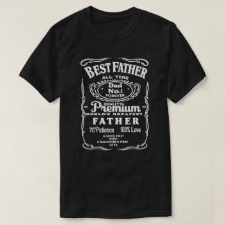 Best Father – Premium Dad”  | The Perfect Gift dad T Shirt