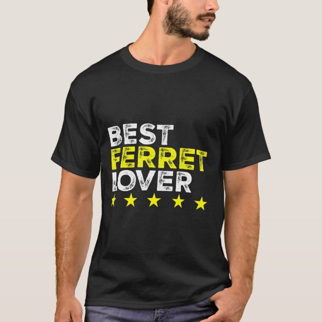 Best Ferret for Ferret T Shirt (Framsida)