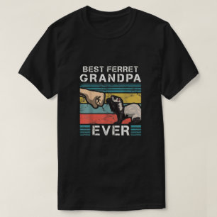 Best Ferret Grandpa nånsin T Shirt
