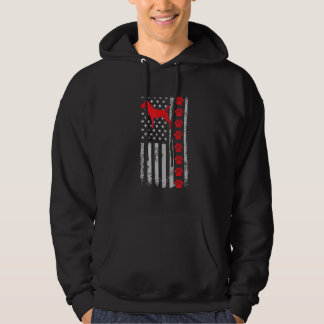 Best Firefighter Deutscher Jagdskräcker Mamma Papp Hoodie