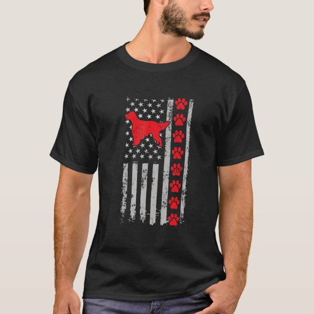 Best Firefighter English Setter Mamma Pappa Now US T Shirt (Framsida)