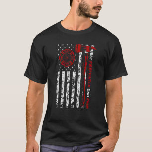 Best Firefighter Pappa All American Flagga Fireman T Shirt