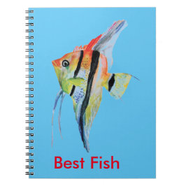 Best Fish Photo Notebook Anteckningsbok Med Spiral