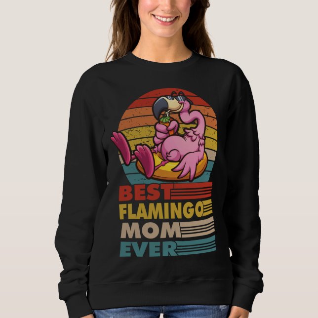 best flamingo mom ever for a flamingo  mothersday t shirt (Framsida)