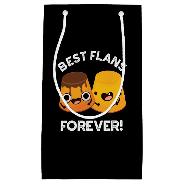 Best Flans Forever Funny Friend Pun Mörk BG (Framsidan)