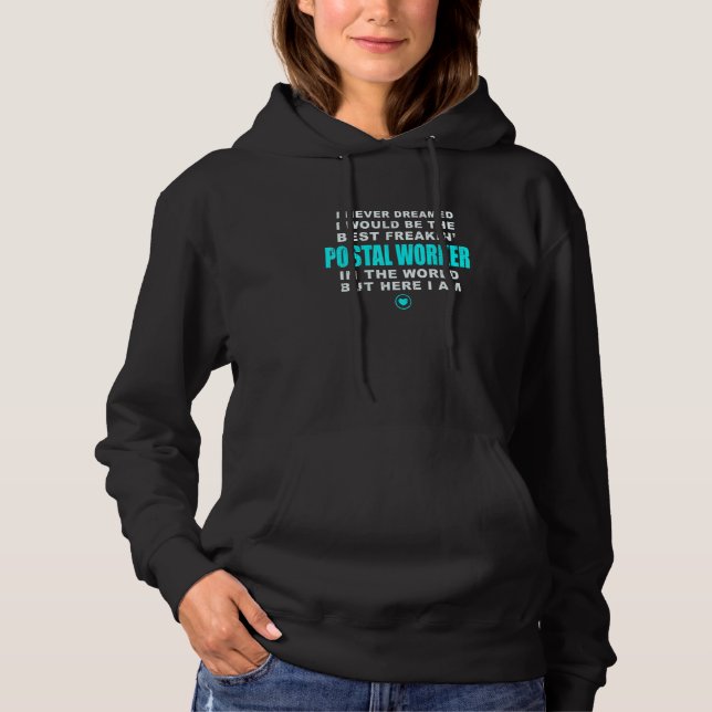 Best Freakin Postal Worker Mailman Postal Clerk Pr T Shirt (Framsida)