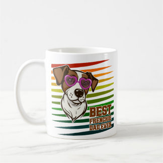 Best Frenchie Dad Ever Funny Dog Lover Gift Kaffemugg