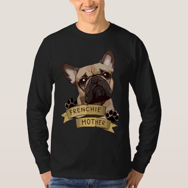 Best Frenchie Fransk Bulldog Älskare Frenchie Moth T Shirt (Framsida)