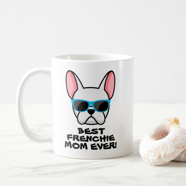 Best Frenchie Mamma Mors dag White Frenchie Kaffemugg (Med munk)