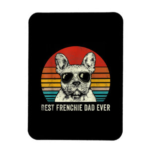 Best Frenchie Pappa All Funny Fransk Bulldog Gift Magnet