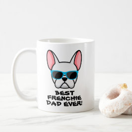 Best Frenchie Pappa Fars dag White Frenchie Kaffemugg