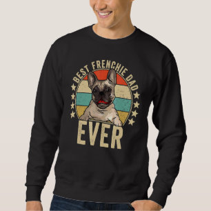 Best Frenchie Pappa Now Fransk Bulldog Hund O Lång Ärmad Tröja