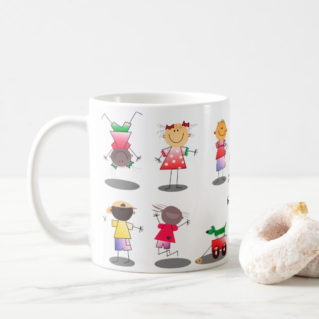 Best Friend Boys and Girls Coffee Mugg (Med munk)