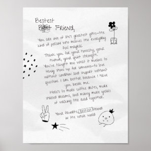 Best Friend Brev Poster
