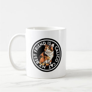 Best Friend Calico Cat Kaffemugg